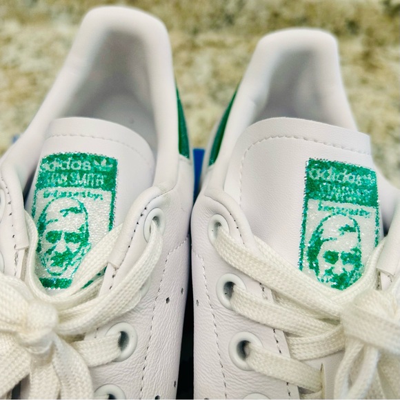 adidas LIMTED EDITION Stan Smith X Swarovski crystal Sneakers M5.5/W7 - Picture 5 of 6